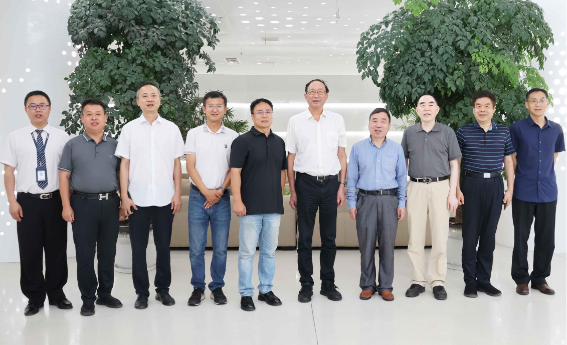 陈章良校长于文强教授一行莅临陕西医赛尔参观指导